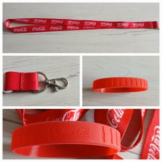 Lanyard Coca-Cola Rosso