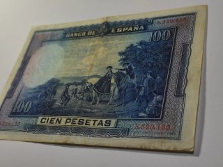 Billete 100 Pesetas 1928 Cervantes S/S