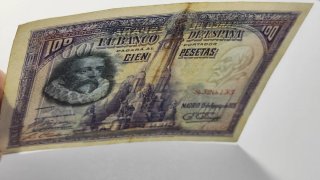 Billete 100 Pesetas 1928 Cervantes S/S