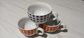 Set 3 tazze colazione Borella