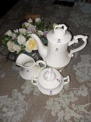 Set Cafetera, Jarra y Azucarero San Claudio