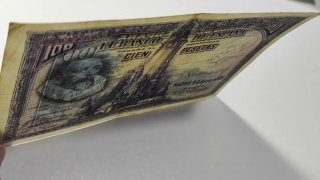Billete 100 Pesetas 1928 Cervantes Serie A