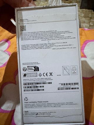 iPhone 17 Pro 256GB Blanco