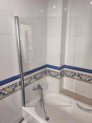 Mampara de Bañera de Cristal