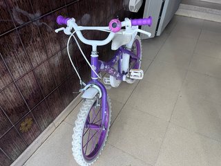 Bicicleta Infantil Morada