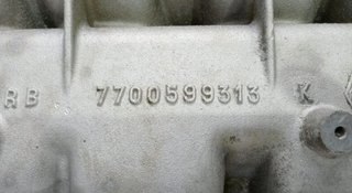 Renault 382617 7700599313 colector r 19 berl. con