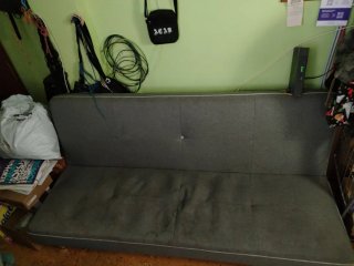 Sofá Cama Gris 3 Plazas
