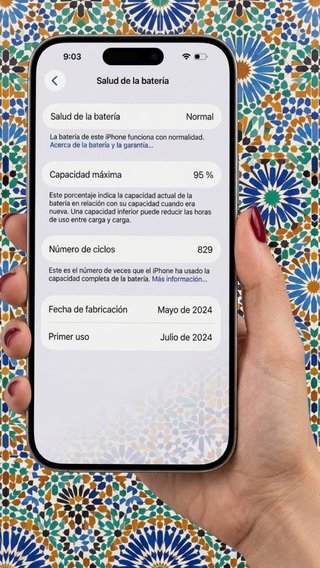 iPhone 15 128GB Rosa Esim Batería 95%