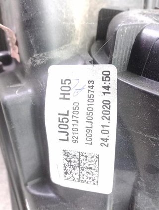 Faro izq kia 92101j7050 ceed 1.6 crdi 136 22606884