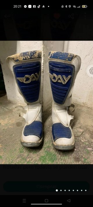Botas de Motocross Vintage