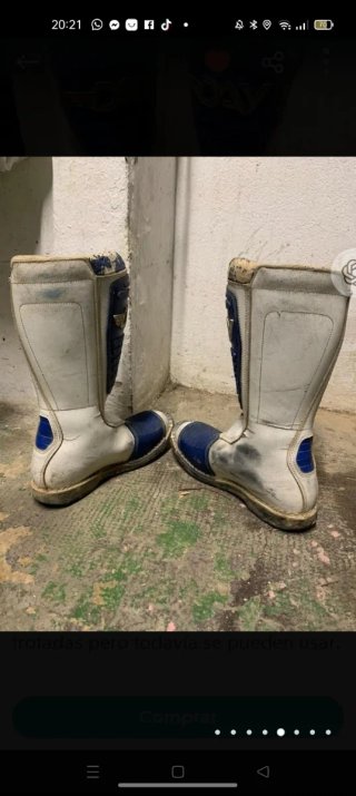 Botas de Motocross Vintage