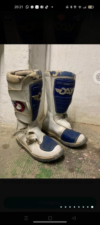 Botas de Motocross Vintage