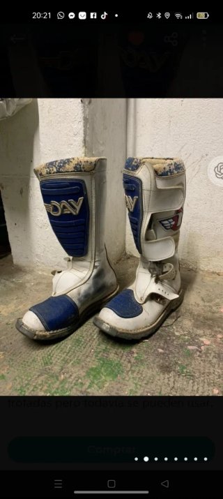 Botas de Motocross Vintage