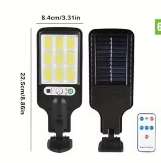Una Farola Solar Sensor Luz LED Exterior