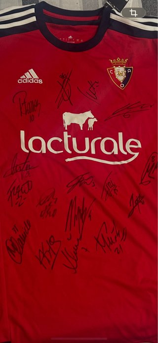 Camiseta Osasuna Lacturale Firmada