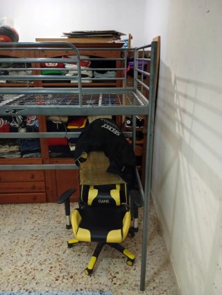 Camarote Metálico Ikea Gris