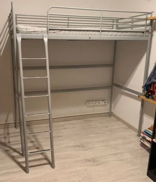 Camarote Metálico Ikea Gris