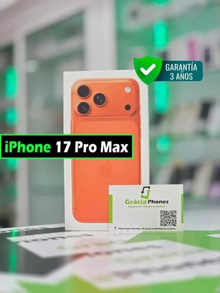 iPhone 17 Pro Max 256GB Naranja