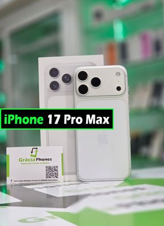iPhone 17 Pro Max 256GB Plata