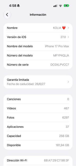 iPhone 17 Pro Max 256GB