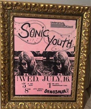 Cuadro Cartel Sonic Youth velvet Underground