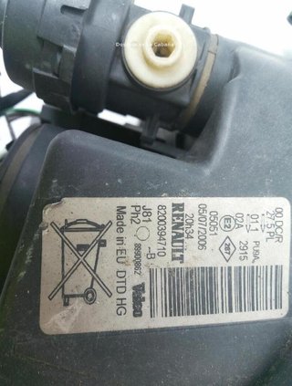 Faro izq renault 8200394710 espace iv 2.0 20008673