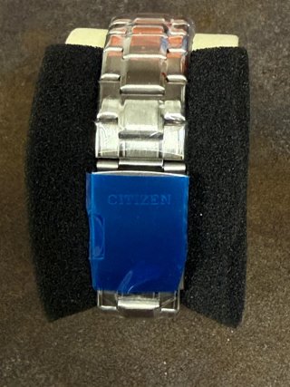 Reloj Cronógrafo MOD estilo CTZN Acero Esfera Azul