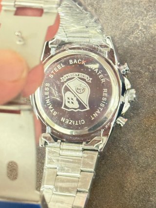 Reloj Cronógrafo MOD estilo CTZN Acero Esfera Azul
