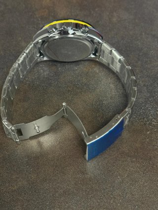 Reloj Cronógrafo MOD estilo CTZN Acero Esfera Azul