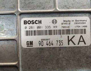 378388 centralita motor uce 0281001335 opel vectra