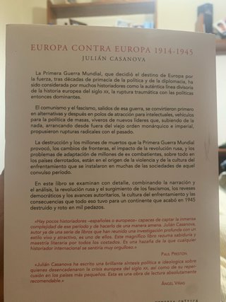 Europa contra Europa 1914-1945