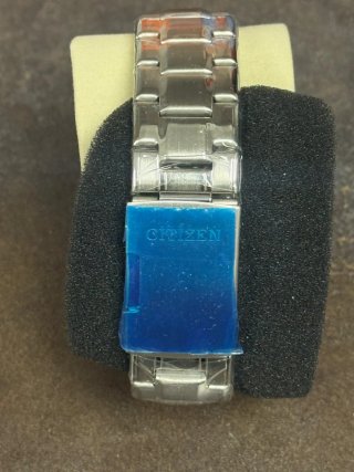 Reloj Cronógrafo MOD estilo CTZN Acero Esf Negra