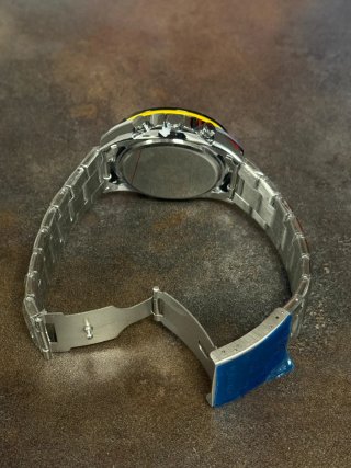Reloj Cronógrafo MOD estilo CTZN Acero Esf Negra