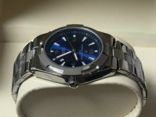 Reloj MOD estilo Vach Const Acero Esfera Azul