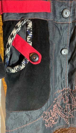 Chaqueta patchwork entretiempo