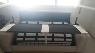 Sofá Cama de Matrimonio beige