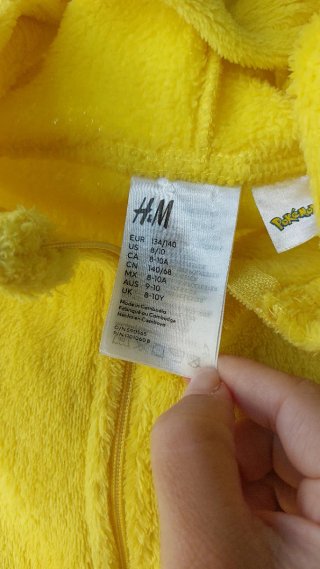 Disfraz Pikachu H&M