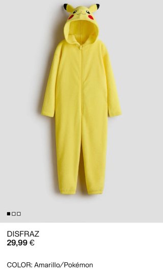 Disfraz Pikachu H&M