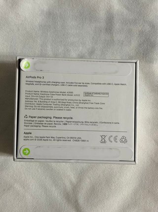 AirPods Pro 3 nuovi sigillati originali