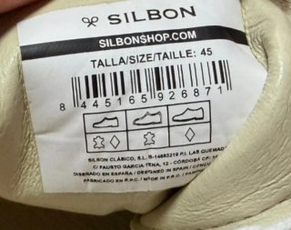 Zapatillas SILBON Talla 45 Verde/Beige