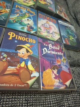 11 Películas VHS Walt Disney originales antiguas