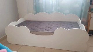 Cama Nube 140x70cm Blanca