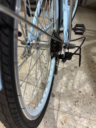 Bicicleta de Paseo Vevor Azul Claro