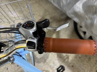 Bicicleta de Paseo Vevor Azul Claro
