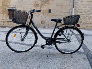 Bicicleta Urbana Btwin Negra