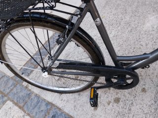 Bicicleta Urbana Btwin Negra