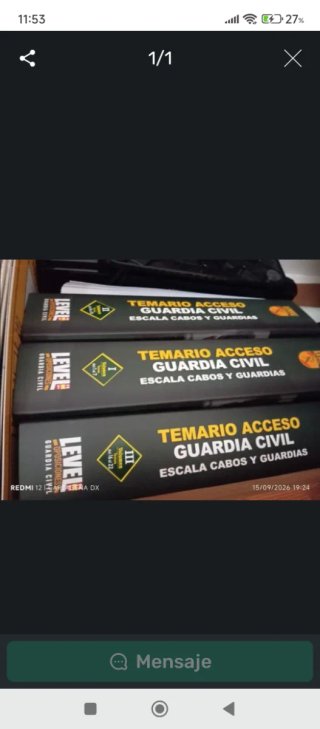 Temario COMPLETO oposiciones Guardia civil