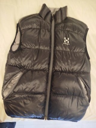 Chaleco acolchado Haglofs negro