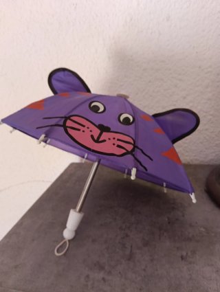Mini Paraguas Infantil Diseño Gato