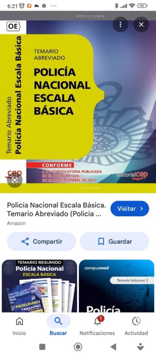 Regalo temarios de policia nacional
